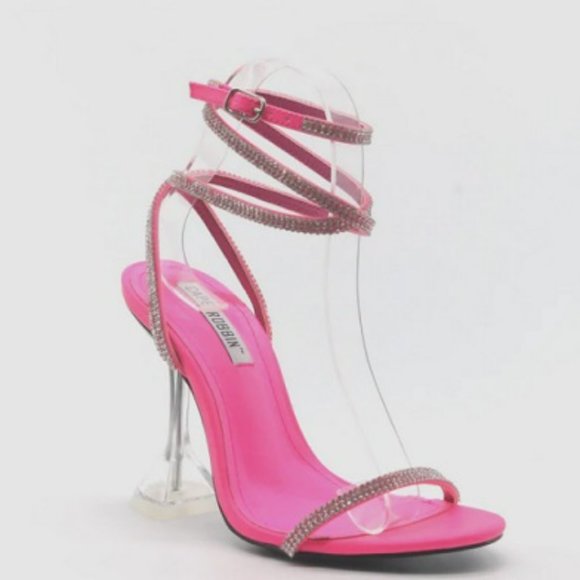 Cape Robbin Octavia Square Stiletto High Heel Ankle Strap Sandal - Picture 3 of 4
